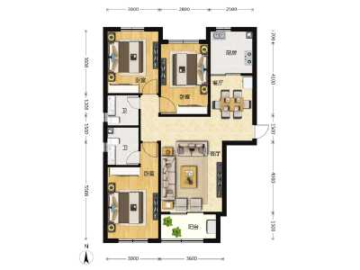 3室2厅2卫 住宅 待售