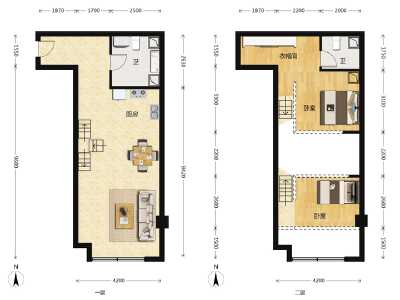 2室1厅2卫 商业类 在售