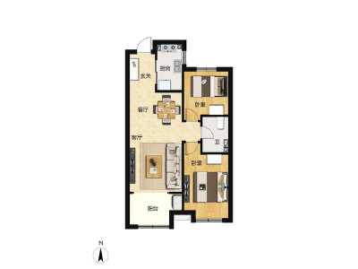 2室2厅1卫 住宅 在售