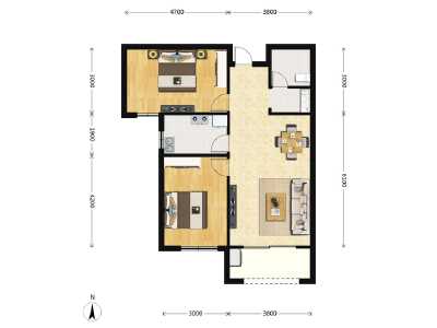 2室1厅1卫 住宅 在售