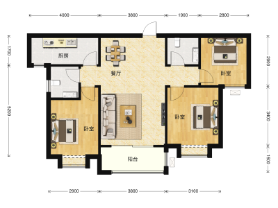 3室2厅2卫 住宅 售罄