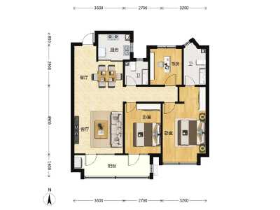3室2厅2卫 住宅 在售