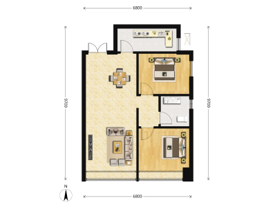 2室2厅1卫 商业类 在售