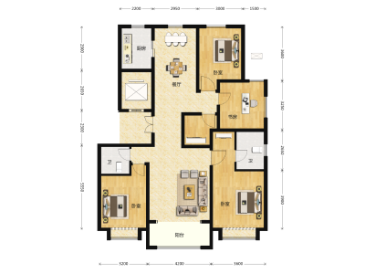 4室2厅2卫 住宅 在售