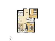 2室2厅1卫 住宅 在售