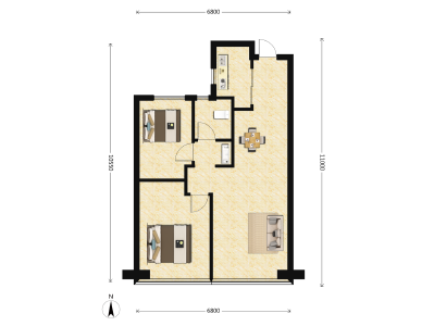 2室2厅1卫 商业类 在售