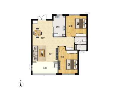 2室2厅1卫 住宅 在售