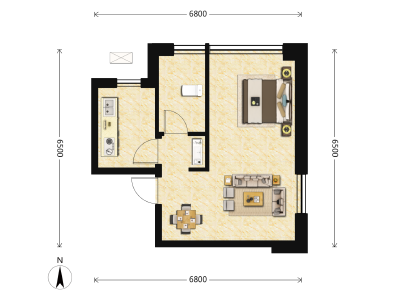 1室1厅1卫 商业类 在售
