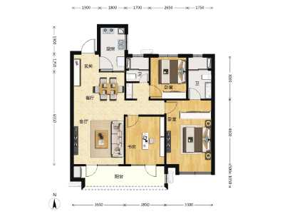 3室2厅2卫 住宅 在售