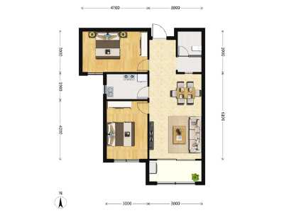 2室2厅1卫 住宅 在售