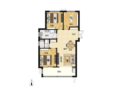 3室2厅1卫 住宅 在售