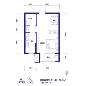 1室1厅1卫 住宅 在售