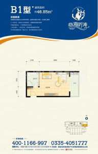 1室1厅1卫 酒店式公寓 在售