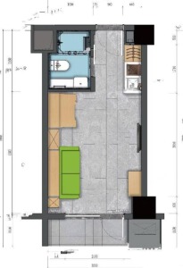 1室1厅1卫 酒店式公寓 在售