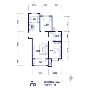 2室2厅1卫 住宅 在售