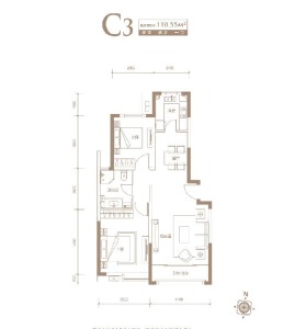 2室2厅1卫 住宅 售罄