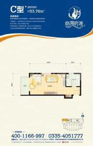 1室1厅1卫 酒店式公寓 在售