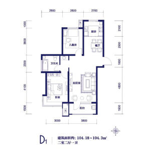 2室2厅1卫 住宅 在售