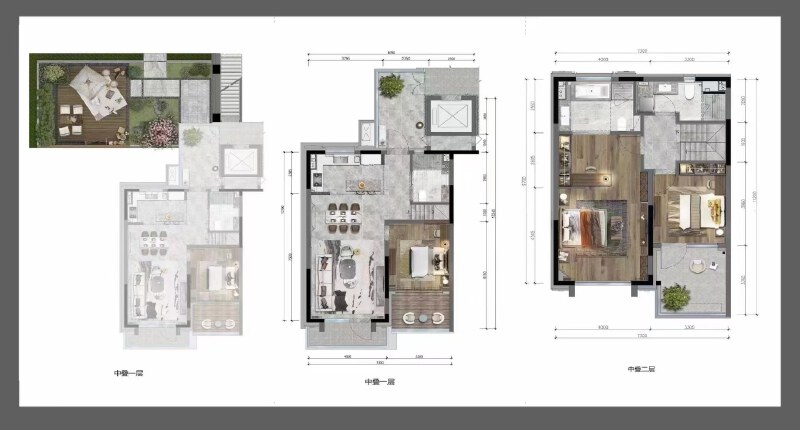 3室2厅3卫 住宅 在售户型图