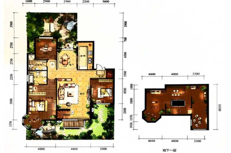 3室3厅2卫 住宅 售罄户型图