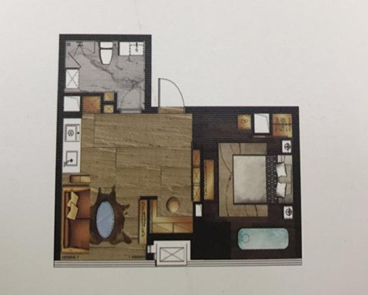 1室2厅1卫 商业类 在售户型图