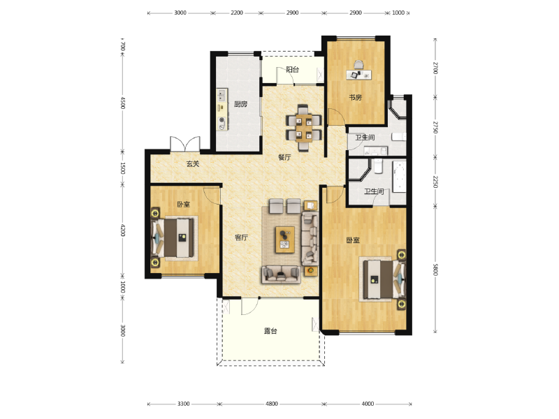 1室0厅0卫 住宅 售罄户型图