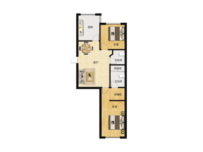 2室2厅2卫 住宅 在售