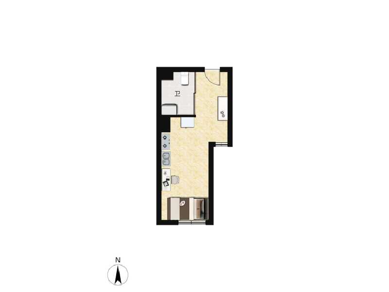 1室0厅1卫 住宅 售罄户型图