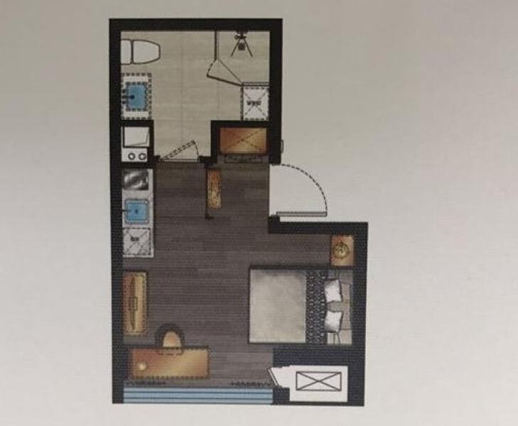 1室1厅1卫 商业类 在售户型图