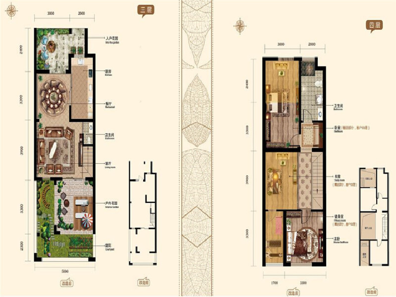 3室2厅2卫 别墅 售罄户型图