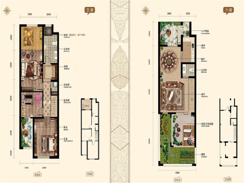 3室2厅2卫 别墅 售罄户型图