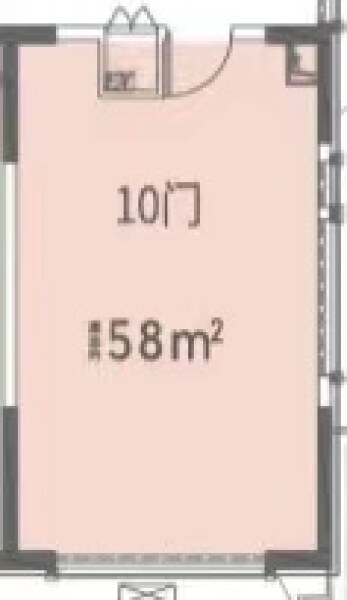 1室1厅0卫 商业类 售罄户型图