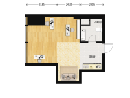 1室1厅1卫 商业类 在售