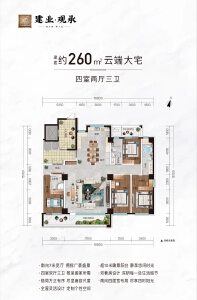 4室2厅3卫 酒店式公寓 在售