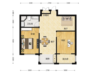2室1厅1卫 住宅 售罄