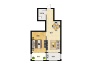 1室2厅1卫 住宅 在售