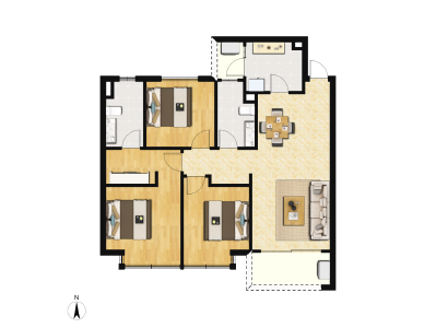 3室2厅2卫 住宅 售罄