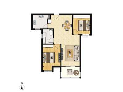 2室2厅1卫 住宅 售罄