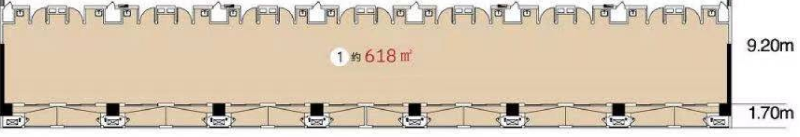 1室0厅0卫 写字楼 在售户型图