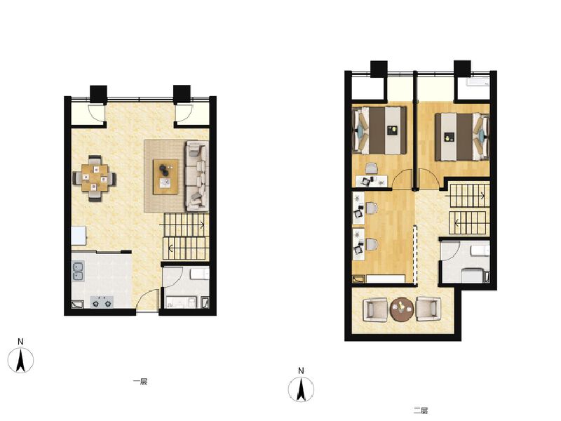 4室2厅2卫 商业类 在售户型图