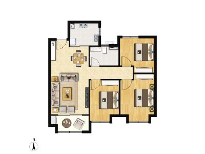 3室2厅1卫 住宅 在售