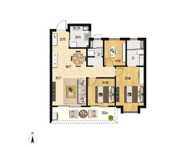 3室2厅2卫 住宅 在售