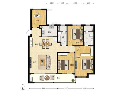 4室2厅2卫 住宅 在售