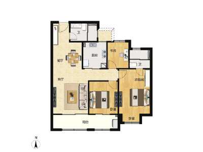 3室2厅2卫 住宅 售罄