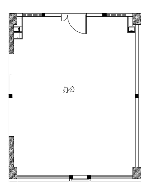 1室1厅1卫 商业类 在售户型图
