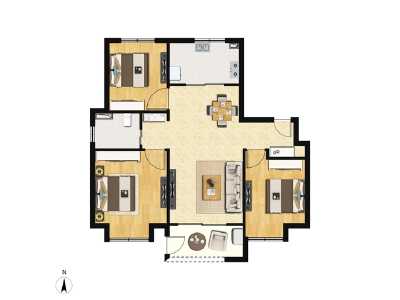 3室2厅1卫 住宅 售罄