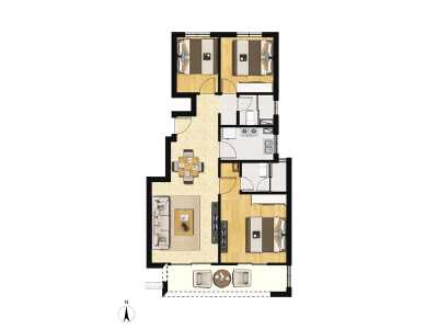 3室2厅2卫 住宅 售罄