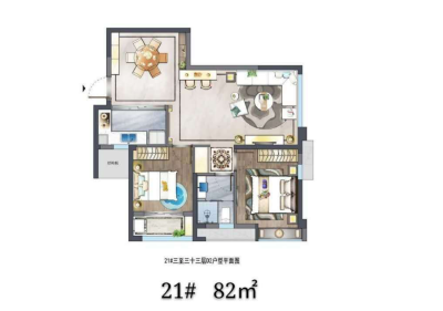 2室2厅1卫 住宅 在售