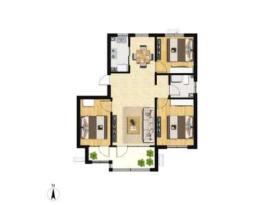 3室2厅1卫 住宅 在售