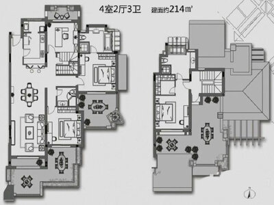 4室2厅3卫 别墅 在售